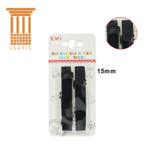 SET BRETELE SUTIEN 15MM - NEGRU 062084