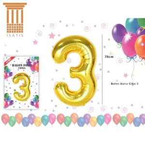 BALON AURIU CIFRA 3