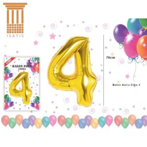 BALON AURIU CIFRA 4