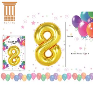BALON AURIU CIFRA 8