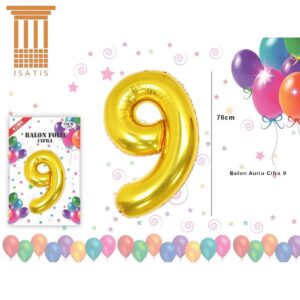 BALON AURIU CIFRA 9