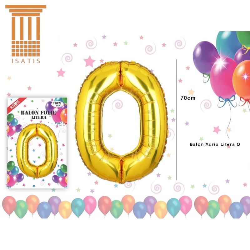 BALON AURIU LITERA O