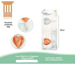 CUIER PLASTIC CU 3 AGATATORI 2.0KG