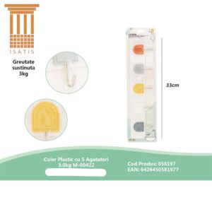 CUIER PLASTIC CU 5 AGATATORI 3.0KG
