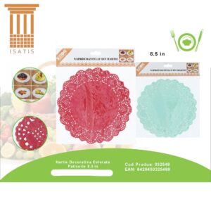 HARTIE DECORATIVA COLORATA PATISERIE 8.5IN