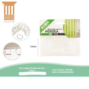 SET CARLIGE PERDEA DE DUS 12BUC