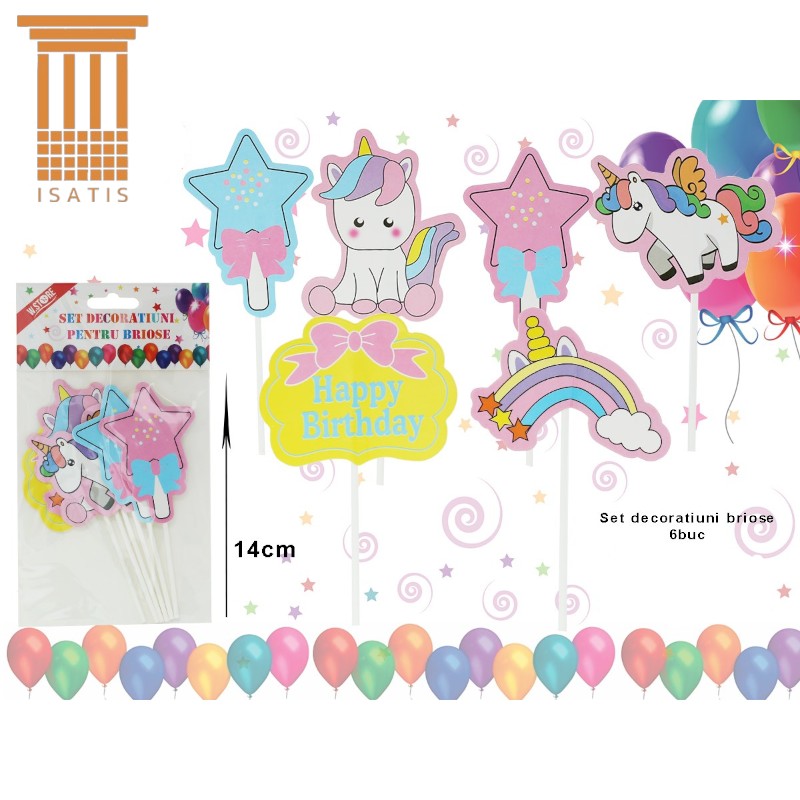 SET DECORATIUNI BRIOSE 6BUC