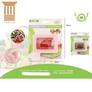 SET FORME PRAJITURI TIMBRU 3BUC
