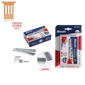 SET CAPSE 10000BUC 26/6 12X6MM