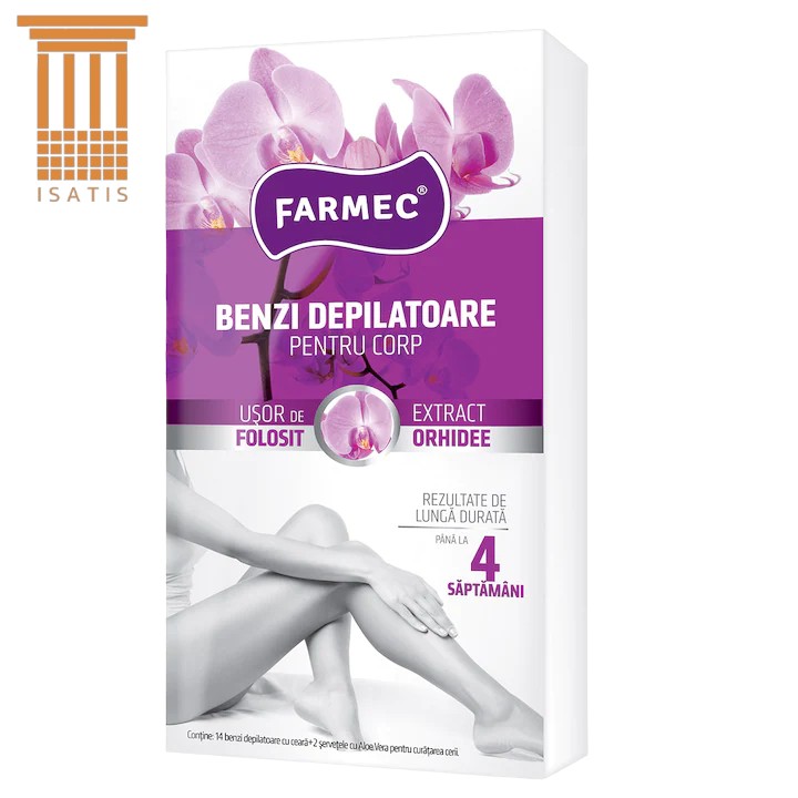Benzi depilatoare pentru corp Farmec, Orhidee
