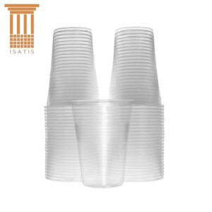 PAHAR PLASTIC TRANSPARENT 400ML 50BUC/SET