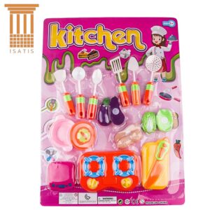 SET MARE DE GATIT ROZ CARTON