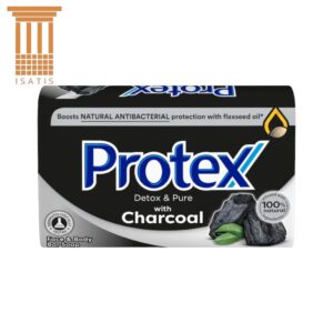 Sapun solid Protex Detox & Pure Charcoal cu ingredient natural antibacterian, 90 g
