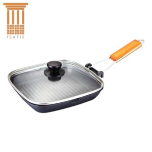 Gratar aluminiu , cu capac , 36x24 cm , Grunberg HXG36LD