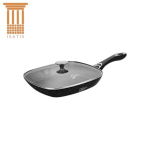 Tigaie Grill antiaderenta cu capac Samus VER283LGPB 28×28cm