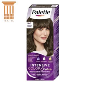 Vopsea de Păr Permanentă Schwarzkopf Palette Intensive Color Creme 5-0 (N4), Șaten Deschis