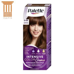 Vopsea de Păr Permanentă Schwarzkopf Palette Intensive Color Creme 5-68 (R4), Castaniu Mediu