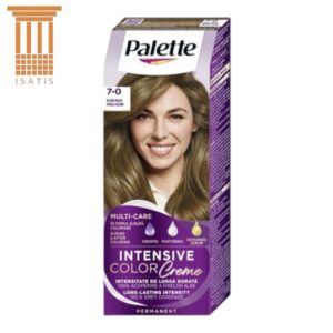 Vopsea de Păr Permanentă Schwarzkopf Palette Intensive Color Creme 7-0 (N6), Blond Mediu