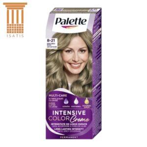 Vopsea de Păr Permanentă Schwarzkopf Palette Intensive Color Creme 8-21 (C9), Blond Cenușiu Deschis